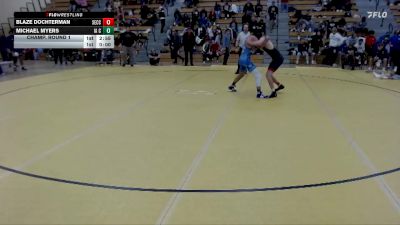 157 lbs Champ. Round 1 - Michael Myers, Iowa Central Community College vs Blaze Dochterman, Southeastern Community College