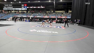 145 lbs Cons. Round 3 - Veil Foreman, Eastern Oregon vs Elise Twait, University Of Providence