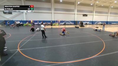 113 lbs 3rd Place Match - Braxton Shaffer, Unattached vs Rj Phelan, Lake Gibson Braves