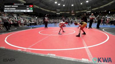 84 lbs Consi Of 8 #2 - Beckett George, G1 Training Center vs Ryker Dawes, Keystone Wrestling Club