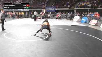 D 1 144 lbs Champ. Round 2 - Luke Brickey, Catholic - B.R. vs Eric Ye, Lafayette
