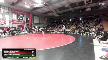 155 lbs 1st Place Match - Olivia Rodriguez, Corona Centennial vs Tatiana Chavarin, Ayala