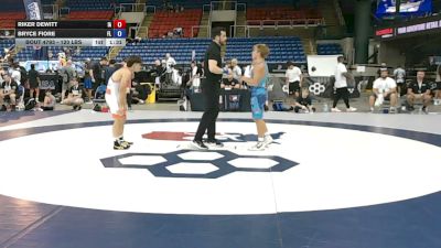 120 lbs Cons. Sub-rd Of 16 - Riker Dewitt, Iowa vs Bryce Fiore, Florida