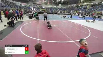 52 lbs Consi Of 4 - Konn Brackett, Purebred Elite vs Eliace Majka, Chaparral Wrestling Club