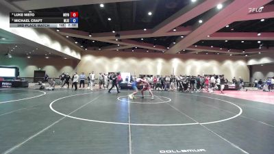 157 lbs 3rd Place Match - Luke Nieto, New York vs Michael Craft, New Jersey