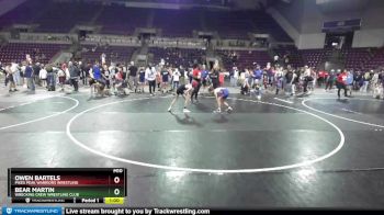 65-72 lbs Round 2 - Owen Bartels, Pikes Peak Warriors Wrestling vs Bear Martin, Wrecking Crew Wrestling Club