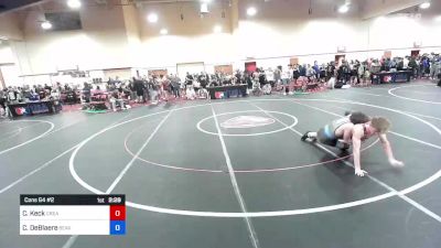 65 kg Cons 64 #2 - Cael Keck, Greater Heights Wrestling vs Chase ...