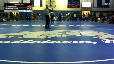 175 lbs Quarterfinal - Robert Martin, Vancleave High School vs Ethan Khoury, Picayune High School