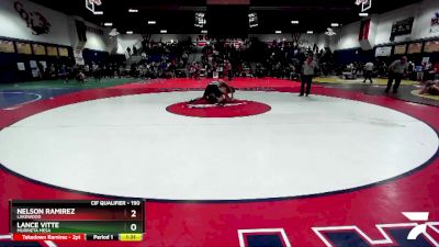 190 lbs Quarterfinal - Lance Vitte, Murrieta Mesa vs Nelson Ramirez, Lakewood