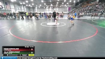 71-73 lbs Round 2 - Silas DeBeaumont, Moses Lake WC vs Noah Strickland, Lewiston WC