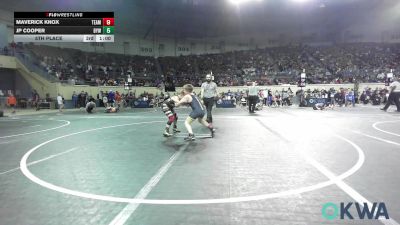 105 lbs Round Of 16 - Brantley Starks, Tecumseh Youth Wrestling vs Blazyn Welch, Claremore Wrestling Club