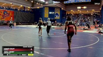 110 lbs Champ. Round 1 - Junae Coley, Easton vs Kiera Henry, Gettysburg