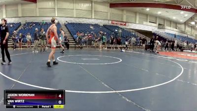 138 lbs Cons. Round 5 - Jaxon Workman, MI vs Van Wirtz, MI