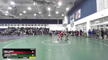120 lbs Cons. Round 4 - Joshua Gomez, Brea Olinda vs Erik Lopez, Santa Ana