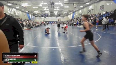 104 lbs Champ. Round 2 - Lucien Fuga, Ravage vs Atilio Speredon, Sanderson Wrestling Academy