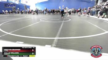 52 lbs 5th Place Match - Dallas Williams, Minion TC vs Preston Brammer, SlyFox