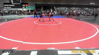 110 lbs Round Of 16 - Kaden Ramirez, Elite Force Wrestling Club vs Sal Bellia, Cmg Wrestling Academy