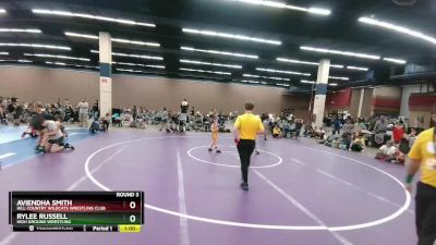 52-55 lbs Round 3 - Aviendha Smith, Hill Country Wildcats Wrestling Club vs Rylee Russell, High Ground Wrestling