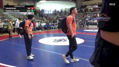 6A 100 lbs Quarterfinal - Kalen Elias, Heritage vs Isabella Totten, CONWAY HIGH SCHOOL