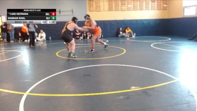 285 lbs Quarterfinal - Luis Estrada, Dallas vs Damian Rael, Silverton