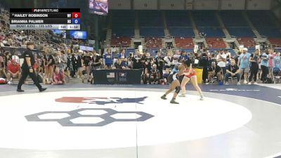 105 lbs Cons. Sub-rd Of 16 - Hailey Robinson, Wyoming vs Brianna Palmer, North Carolina