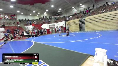 120 lbs 7th Place Match - Madeline Peterson, Benton Central vs Brynn Vargas, Southport Wrestling Club