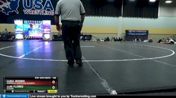 126 lbs Cons. Round 4 - Luka Jensen, Guerrilla Wrestling Academy vs Luis Flores, Illinois