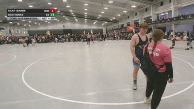 190 lbs Cons. Sub-quarters - Ocie House, Alabama Takedown Academy vs Ricky Ibarra, Crutchmer Wrestling