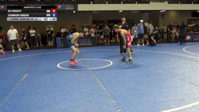 105 lbs Cons. Sub-rd Of 16 - Eli Bailey, Contenders Wrestling Academy vs Camron Green, Burnett Trained Wrestling