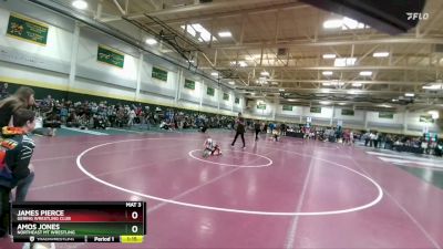 45 lbs Cons. Round 1 - James Pierce, Gering Wrestling Club vs Amos Jones, Northeast MT Wrestling