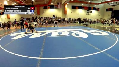 126 lbs Cons. Round 1 - Caden Shingler, Waynesboro vs Charles O`connor, Crown Wrestling Club