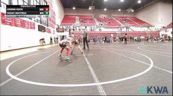 74 lbs Rr Rnd 5 - Legend Koch, Duncan Demon Wrestling vs Violet Mayfield, Madill Takedown