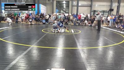 115 lbs Final - Chase Franks, Hanover vs Jacob Lawrence, Stewartstown