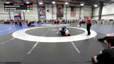 160 lbs Consi Of 32 #1 - Jhayvon Napoleon, MA vs Micah George, UT