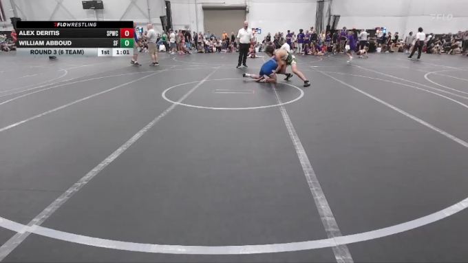 126 lbs Round 3 (6 Team) - Alex Deritis, Spear WC vs William Abboud ...
