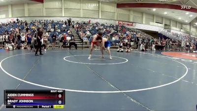 138 lbs Cons. Round 2 - Aiden Cummings, IL vs Brady Johnson, OH