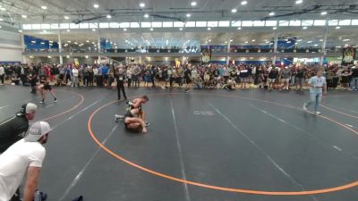 90 lbs Champ. Round 1 - Bennett Hoffberg, Unattached vs Chase Downing, Unattached