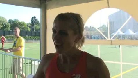 Maggie Vessey after 800 semi