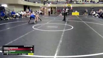 152 lbs Quarterfinals (8 Team) - Kane Conway, Wayzata vs Owen Griesbach, Marshfield