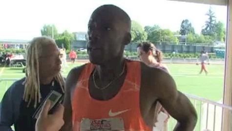 KD Robinson after 800 semi USA Outdoor Championships