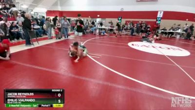 68-72 lbs Round 2 - Emilio Vialpando, Bear Cave WC vs Jacob Reynolds, Wiggins Youth WC