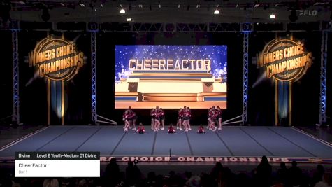 CheerFactor - Day 1 [2024 Divine Level 2 Youth-Medium D1 Divine] 2024 Winner's Choice Championships - Mohegan Sun