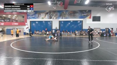 100 lbs Zakaria Sultanbik, Virginia vs Damian Legorburo, Florida Red