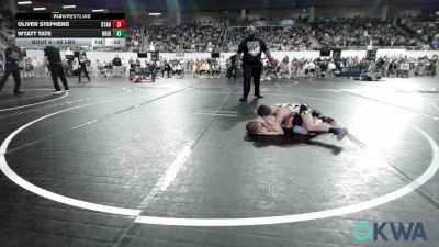 66 lbs Round Of 16 - Oliver Stephens, Standfast vs Wyatt Tate, Bridge Creek Youth Wrestling