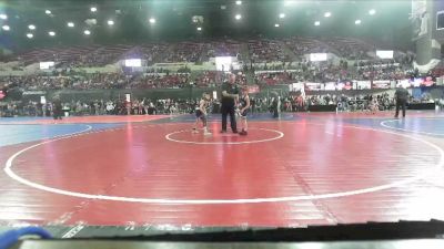 58 lbs Champ. Round 1 - Mak Lewis, Butte Wrestling Club vs Emersen Seim, Douglas Wrestling Club