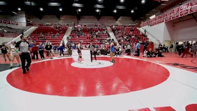 JH 190 lbs 1st Place Match - Autumn Jones, Stillwater JH vs Madyson Thomas, ELGIN JH