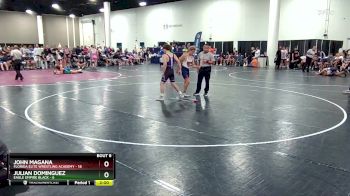 132 lbs Semis & 1st Wrestleback (8 Team) - John Magana, Florida Elite Wrestling Academy vs Julian Dominguez, Eagle Empire Black