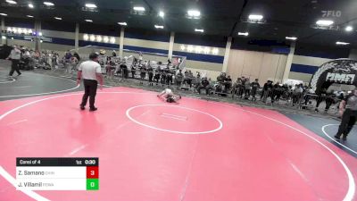 113 lbs Consi Of 4 - Zack Samano, Chino WC vs Julius Villamil, Poway Elite