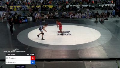 144 lbs Cons 64 #1 - Moses Kayden Gross, SD vs Sawyer Owens, ND