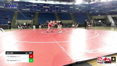 190 lbs Rr Rnd 2 - Owen Sjoberg, Askren Wrestling Academy vs Wyatt Hanssen, Sanderson Wrestling Academy